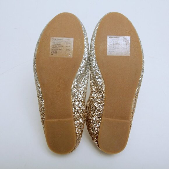 NWT Sam Edelman Felicia Gradient Silver Gold Flats - Picture 7 of 12